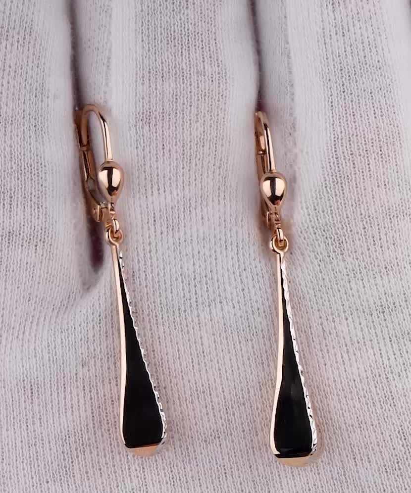 Золотые серьги