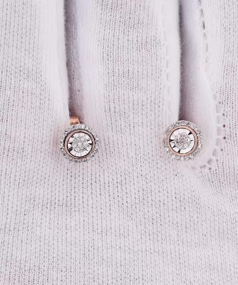 Серьги из золота с бриллиантами