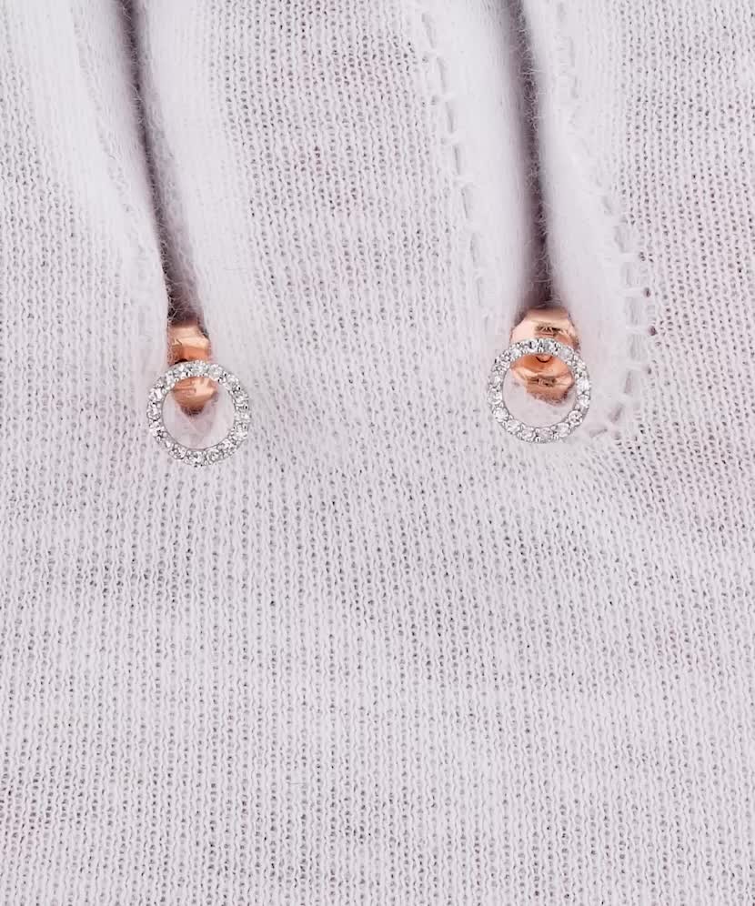 Zelta auskari ar briljantiem - Goldinga