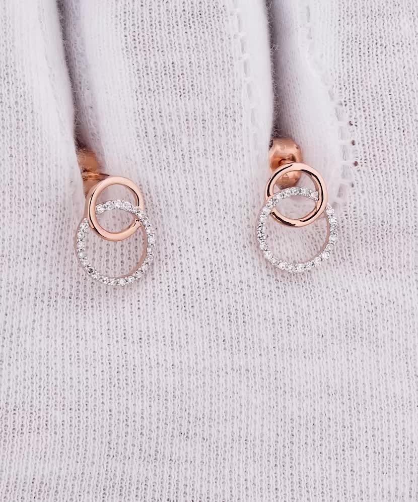 Zelta auskari ar briljantiem - Goldinga