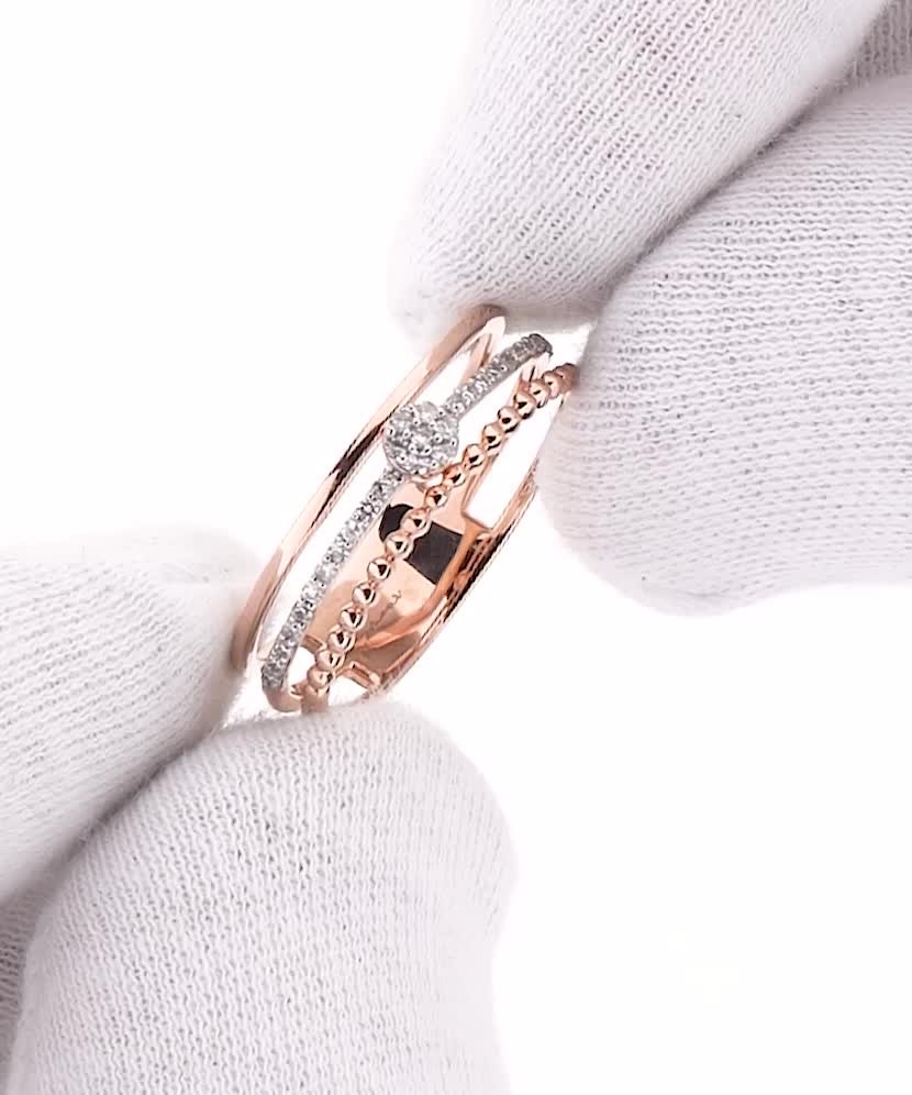 Кольцо из золота с бриллиантами