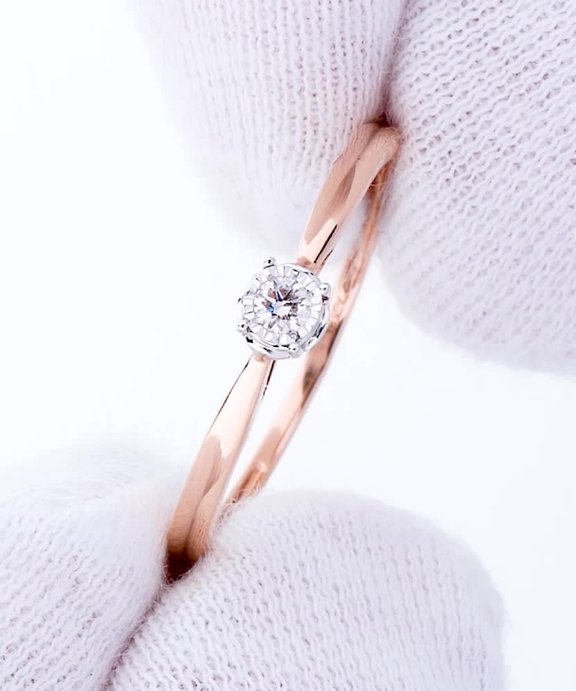 Серьги из золота с бриллиантами