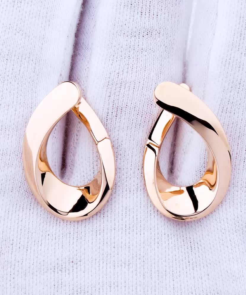 Золотые серьги