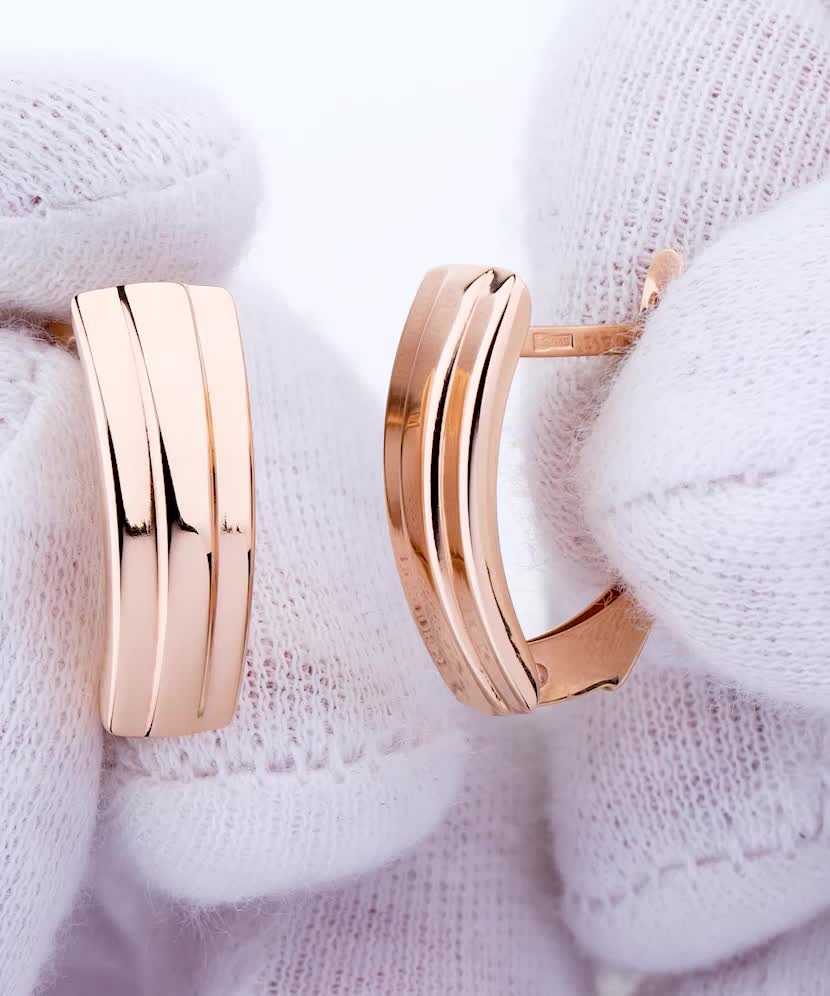 Золотые серьги