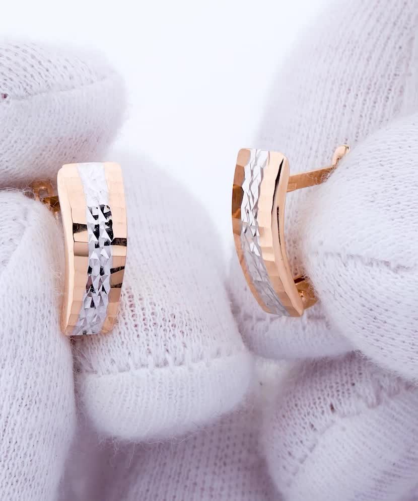 Золотые серьги