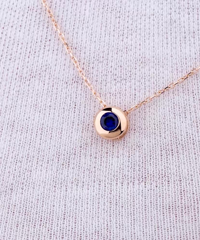 Zelta Ķēdīte Ar Cirkonija Piekariņu - Goldinga