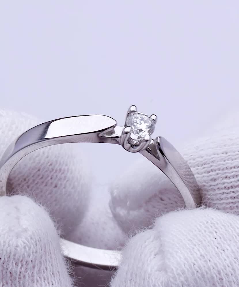 Zelta Gredzens Ar Briljantu - Goldinga