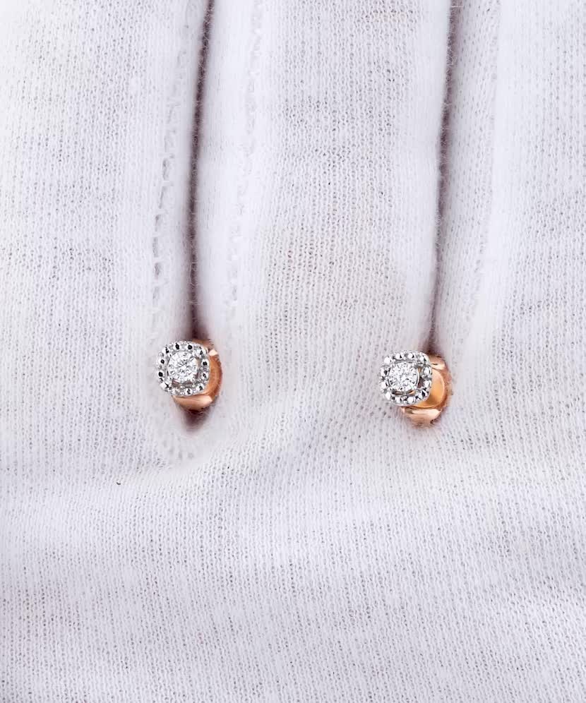 Zelta auskari ar briljantiem - Goldinga