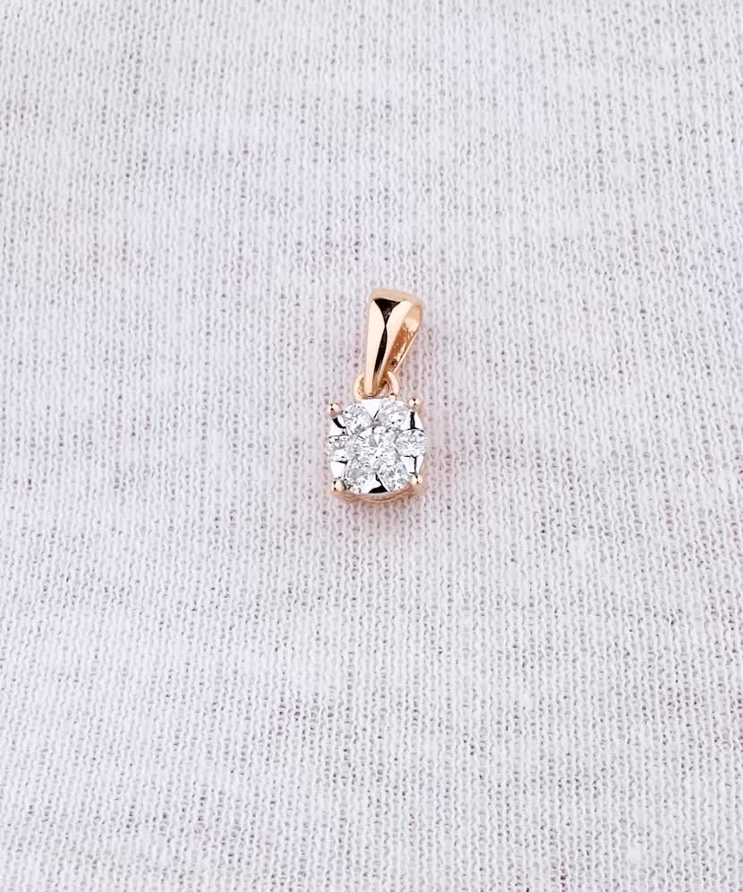 Золотой подвеска с алмазами