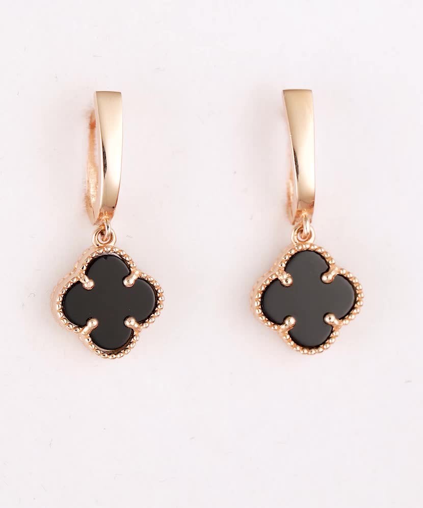 Zelta auskari ar emalju - Goldinga