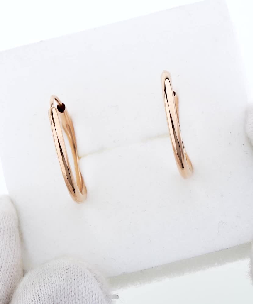 Золотые серьги